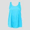 Blue Tivoli Silk Tank
