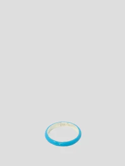 Blue Unicorn Rainbow Enamel Stacking Ring