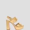 Bruxel Platform Sandal in Gold