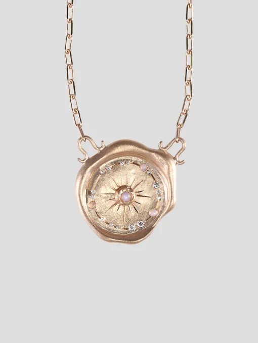 Celestial Sun Dial Necklace