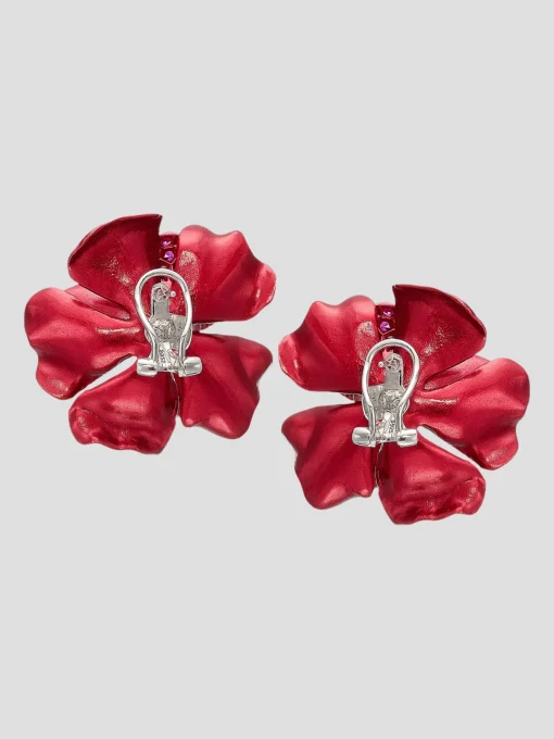 Crimson Camilia Earrings