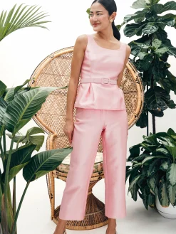Dolores Pant in Tulip Pink