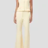 Gaia Flared Pant in Butter