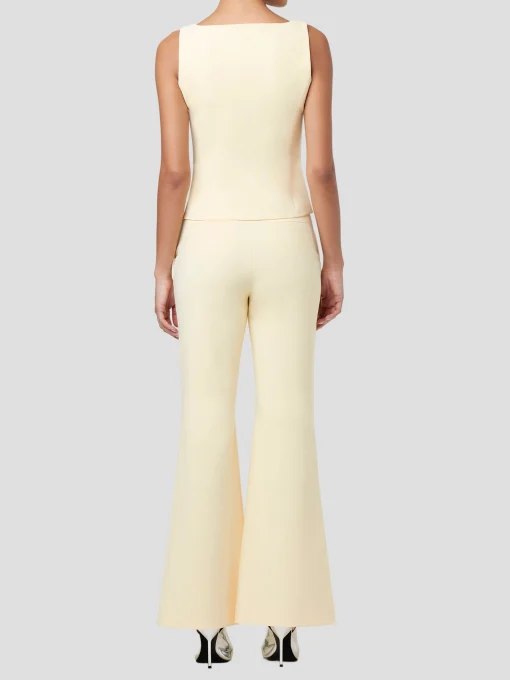 Gaia Flared Pant in Butter
