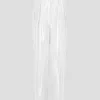 Luisa Silver See-Through Pant
