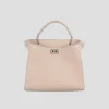 Lutece Mini in Greige Leather