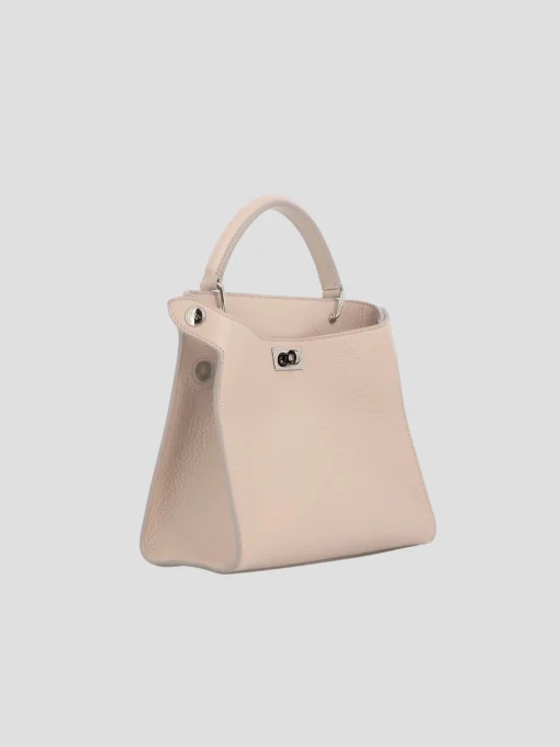 Lutece Mini in Greige Leather