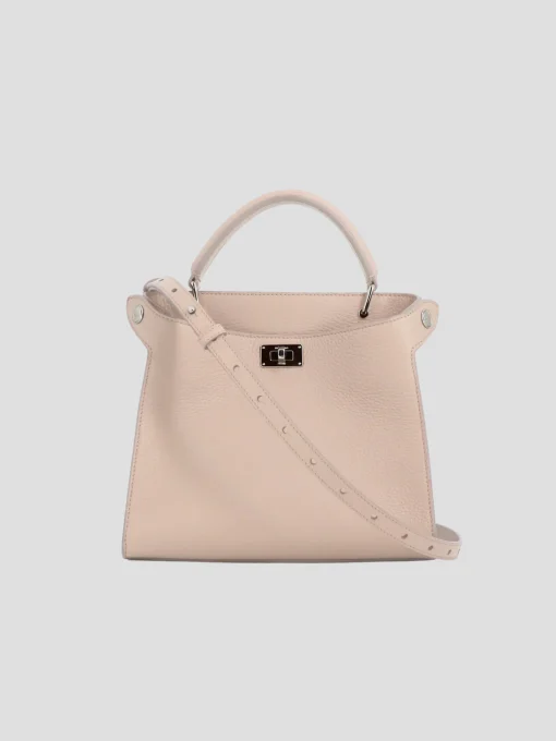 Lutece Mini in Greige Leather