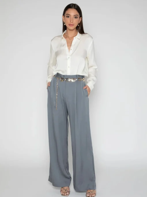 Mayfair Pant in Deep Ocean Blue