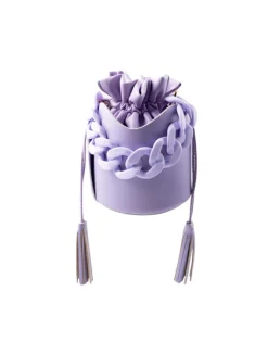 Mini Clara Bucket Bag in Purple