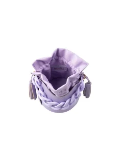 Mini Clara Bucket Bag in Purple
