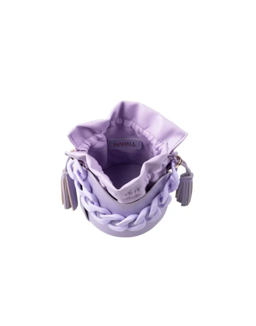 Mini Clara Bucket Bag in Purple