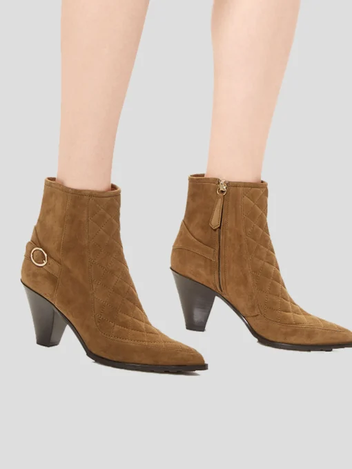 70mm Drive Quilted Ankle Boots