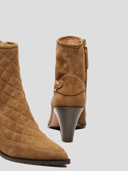 70mm Drive Quilted Ankle Boots