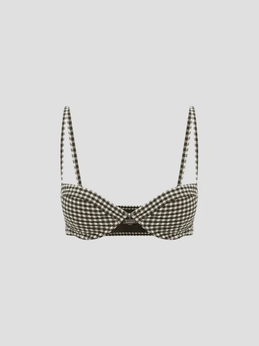 Piper Gingham Bikin Top