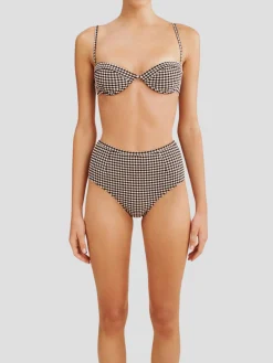 Piper Gingham Bikin Top