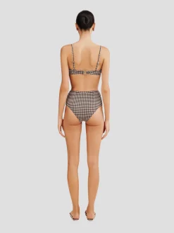 Piper Gingham Bikin Top