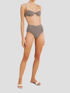 Piper Gingham Bikin Top