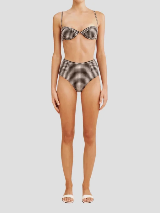 Piper Gingham Bikin Top