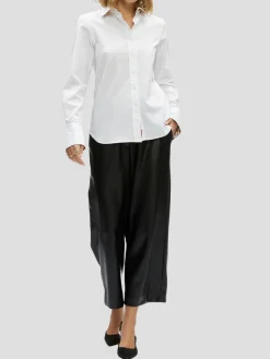 Priscilla Long Sleeve Shirt in White