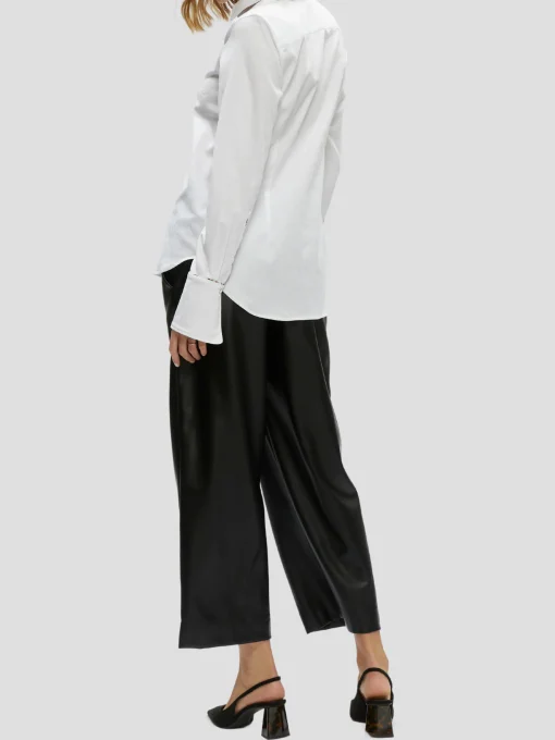 Priscilla Long Sleeve Shirt in White