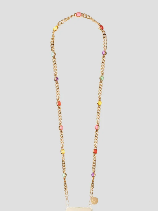 Ruby 47" Gemstone Phone Chain