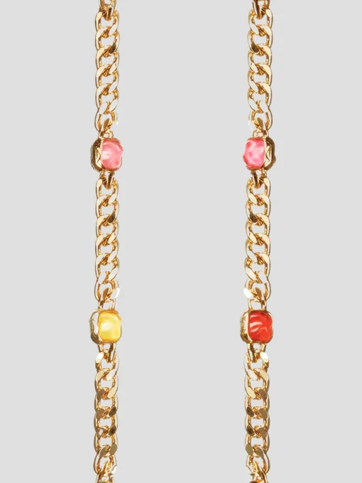 Ruby 47" Gemstone Phone Chain