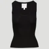 Second Base Tank Top in Navy