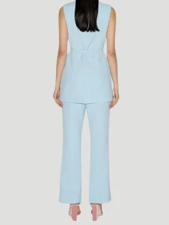 Sky Blue Adam Cropped Trouser