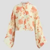 The Belle of the Ball Top in Moonbeam Floral