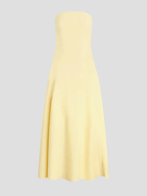 The Favorite Linen Dress in Yellow