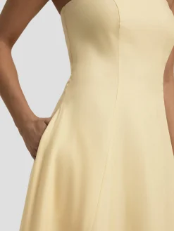 The Favorite Linen Dress in Yellow