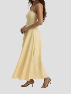 The Favorite Linen Dress in Yellow