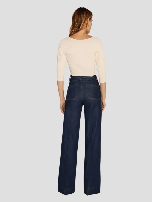 The Mischa Super Rise Wide Leg Denim