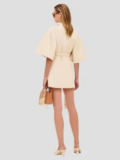 Corya Dress in Beige