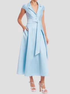 Day Dress in Hydra Blue