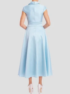 Day Dress in Hydra Blue