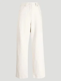 Mila Straight-Leg Jeans in White