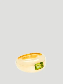 Peridot Bubble Ring